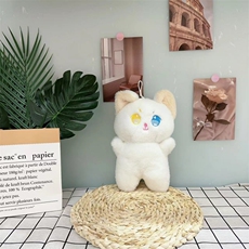 威威毛绒玩具 白猫