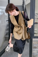 【新款】现货主推西装马甲配连衣裙99003款P155K218，女装套装/套裙，2C316