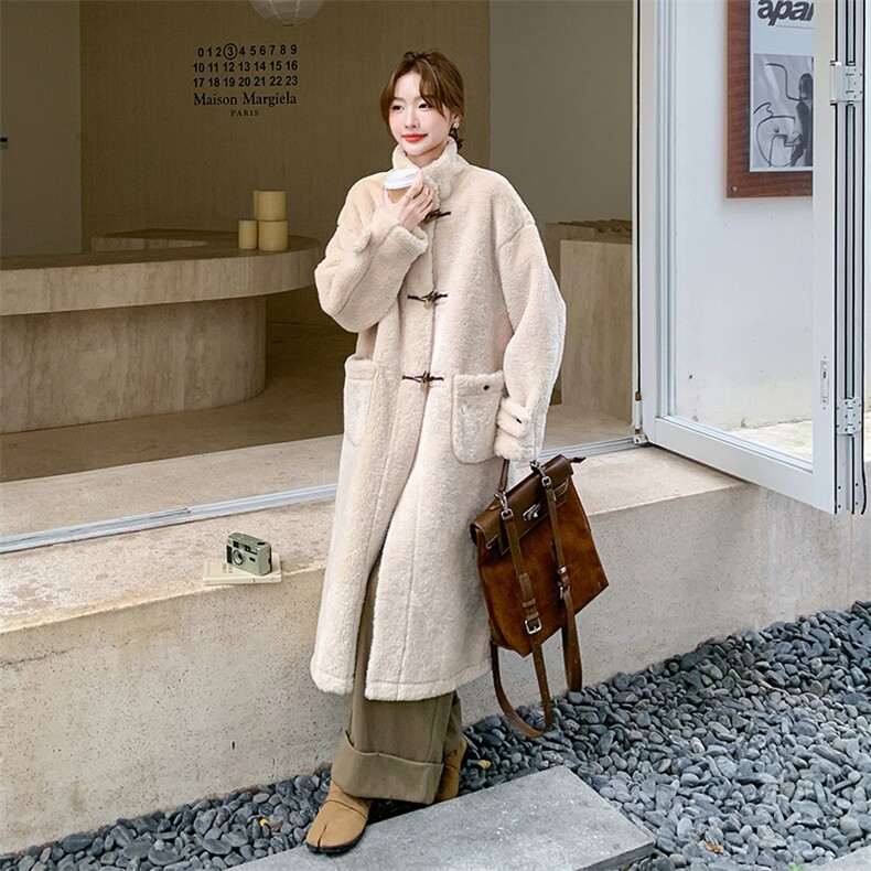 大货已出新款皮毛一体外套2C095-8932-P205-K298,女装毛呢外套,2C095