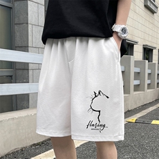 冰丝短裤男士大码宽松休闲五分裤男运动中裤MK37344-P15，男装休闲裤，电商A040