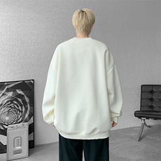 现货WY10089-P50华棉卫衣重磅360G阔版宽松大码情侣卫衣外套，男装卫衣，电商A059