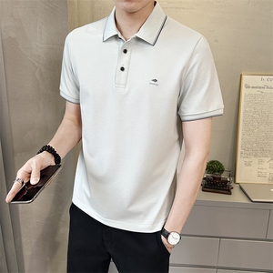 夏季新款男士短袖T恤时尚百搭休闲上衣潮牌半袖Polo衫PL8601-P65图片