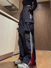春季两穿休闲裤C5361-TP50控价68可束脚裤子男撞色工装裤女，男装休闲裤，电商A102-1
