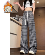 黑白格加绒