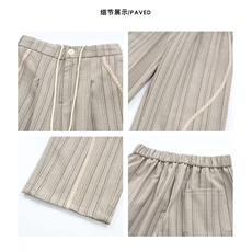 2026春秋季日系复古宽松纯色休闲裤男女生宽松BF风阔腿长裤子潮，男装休闲裤，星座601-1