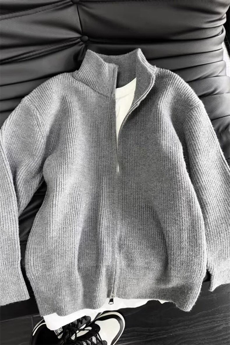 仓库现货重磅成衣900g开衫毛衣品牌品质M-3XLA2342特批38,男装针织衫/毛衣,电商B241