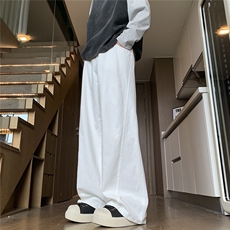 现货！大货！A337-S097-P50控78白色牛仔裤男女潮流美式长裤，男装牛仔裤，电商A337