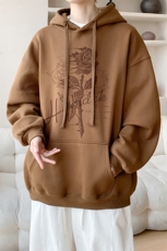 已注册/华棉春秋内景慵懒休闲宽松连帽卫衣男WY00670/P45加绒P50，男装卫衣，电商B316