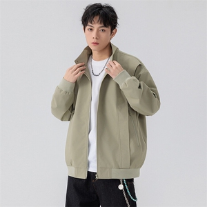 新款硬汉风户外夹克男立领纯色上衣冲锋衣外套A157B-JK7868-P70,优衣库穿搭秋装微胖图片