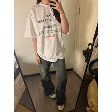 TX0412LL-特P28短袖T恤男款2026新款夏季美式潮流宽松版男生半袖，男装T恤，星座1007（原301D）