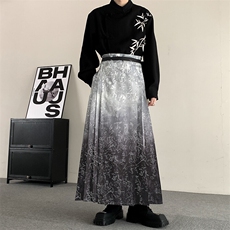 新中式汉元素新中式衬衫订婚敬酒男女半身裙唐装仿妆花马面裙汉服，男装衬衫，星座909