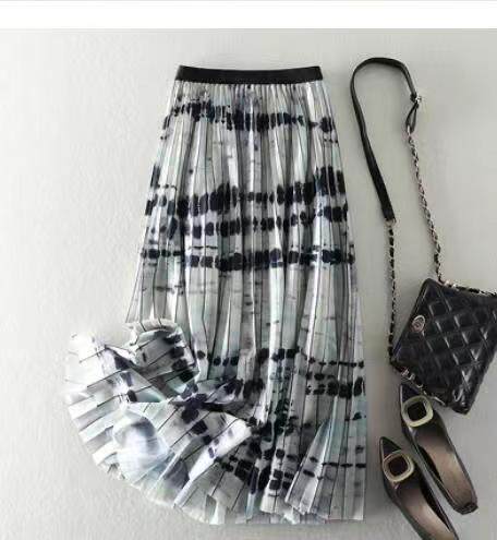 【现货】夏季，定位花描黑工艺半裙，女装半身裙，1.2.3.4