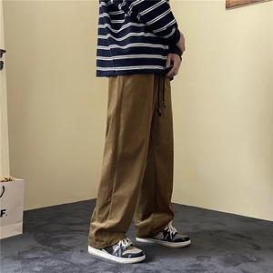 男秋季新款港风休闲裤灯芯绒pQ23P33图片