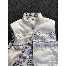 网图现货美式宽松双面穿羊羔毛加厚立领马甲棉服MJ16/P88，男装棉衣，星座205-3