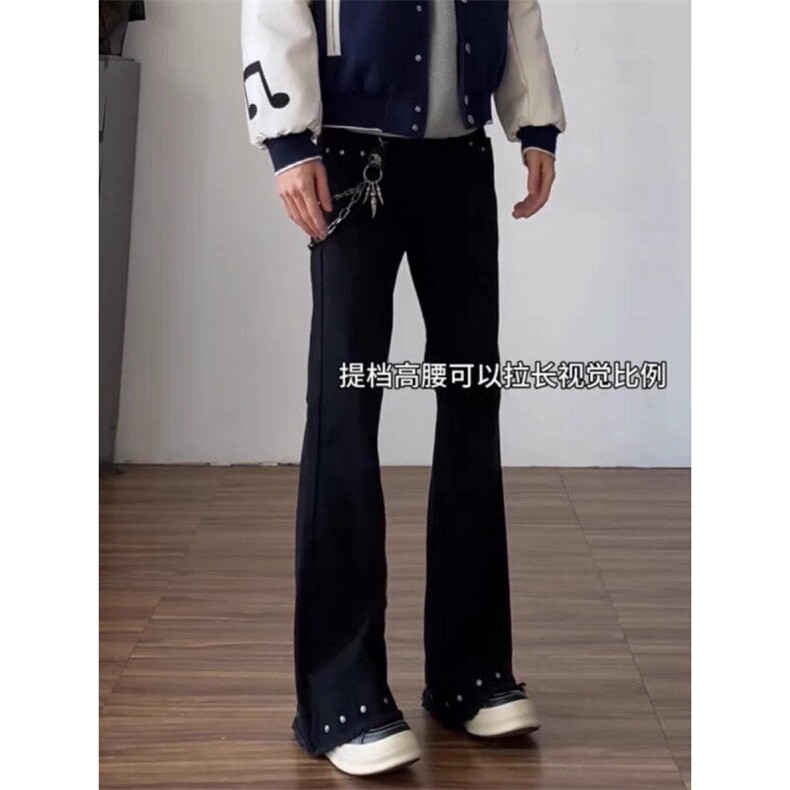 美式高街铆钉微喇牛仔裤ZK0329-特批50,男装牛仔裤,星座313A(原308A-2)