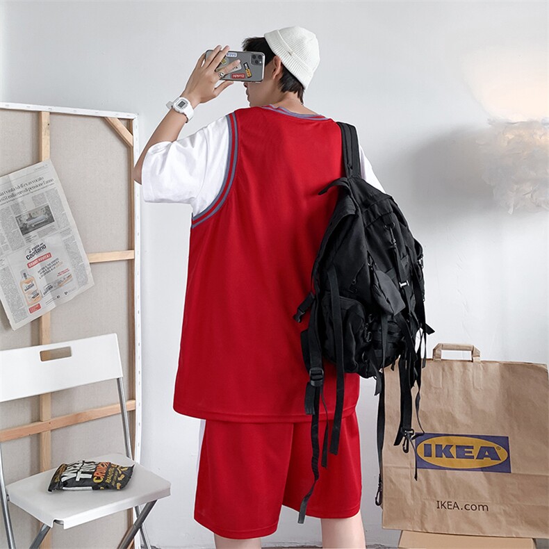篮球运动套装篮球服男队服篮球衣训练球衣男生球服一套TZ024-P35,男装休闲套装,星座308B-1