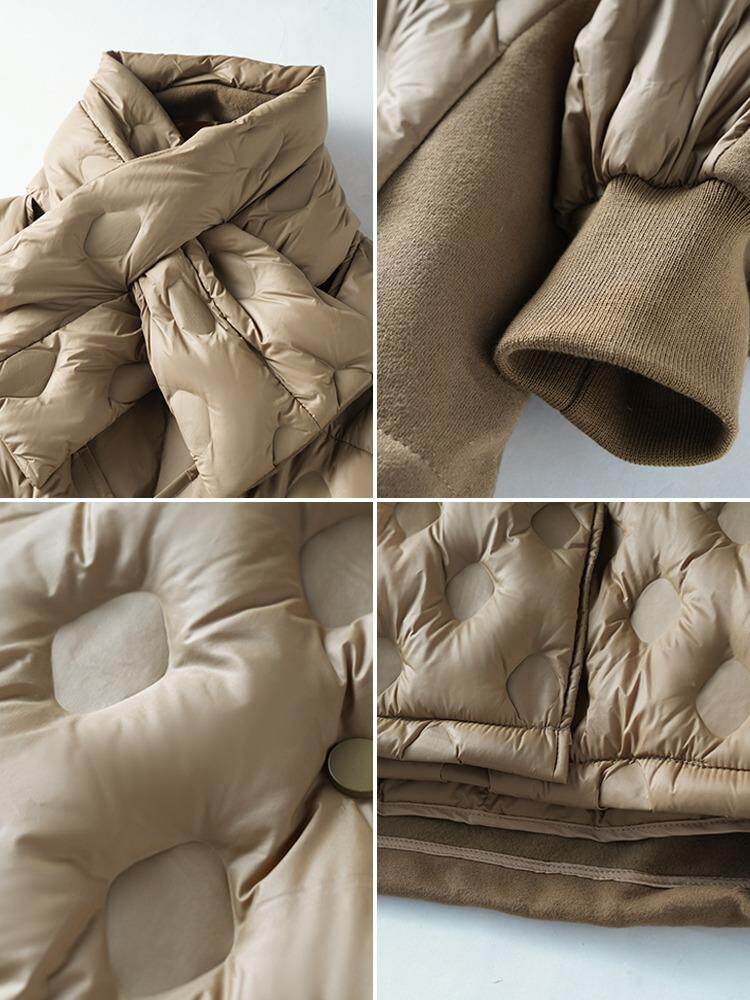 羽绒服后背胆加羽绒，女装羽绒服，爱丽伽