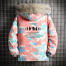 MC49135-P135日系潮衣男大码派克服男工装服外套袄砖墙，男装棉衣，电商A040A