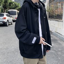 2024秋冬潮流运动开衫连帽卫衣XW190：特批35，男装卫衣，星座718-1