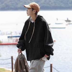 美式复古卫衣男潮牌秋冬连帽做旧高街hiphop外套Y8528P50图片