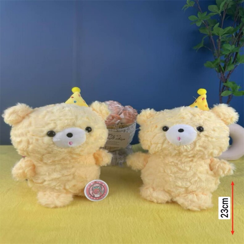礼帽熊（百个起售），喜乐毛绒制造工厂
