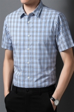 F-PD2216男式2023年夏季新款衬衫男短袖休闲衬衣P66，男装衬衫，电商B360