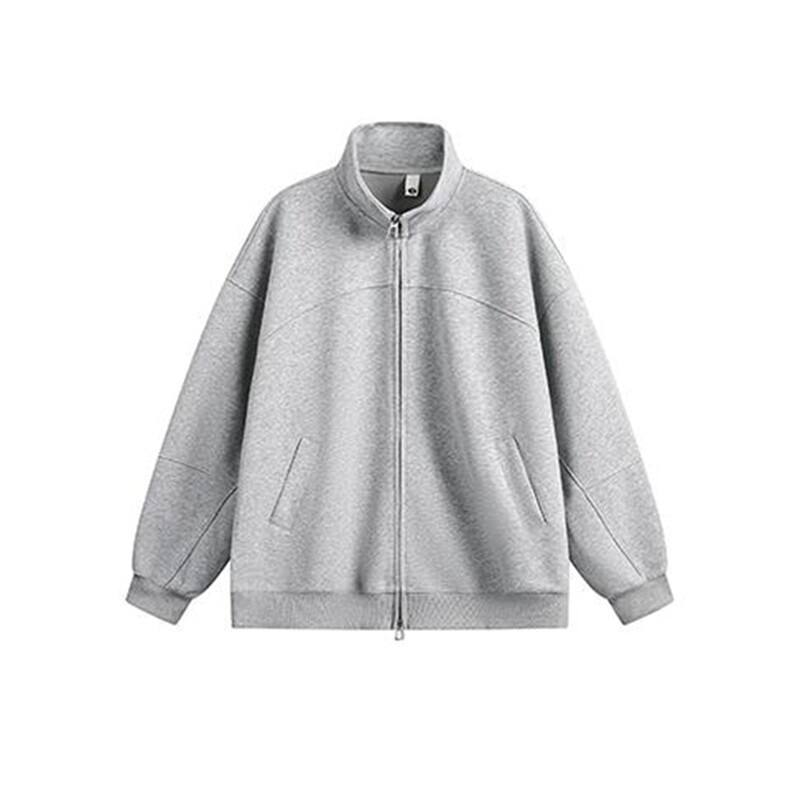 抖音得物品质26春装美式高街重磅结构纹理立领卫衣夹克外套XS105,男装夹克,电商A486