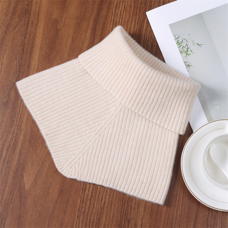 2025年秋季新款假领子百搭高领，围巾，九月九羊绒