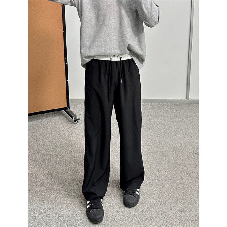 冰丝速干撞色马吉拉西裤垂感聚酯纤维310A-4-XK19-特批25，男装休闲裤，星座310A-4