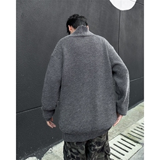 秋冬新款开衫毛衣美式复古休闲慵懒风V领针织衫男外套MY0642-P72，男装针织衫/毛衣，星座308B-2