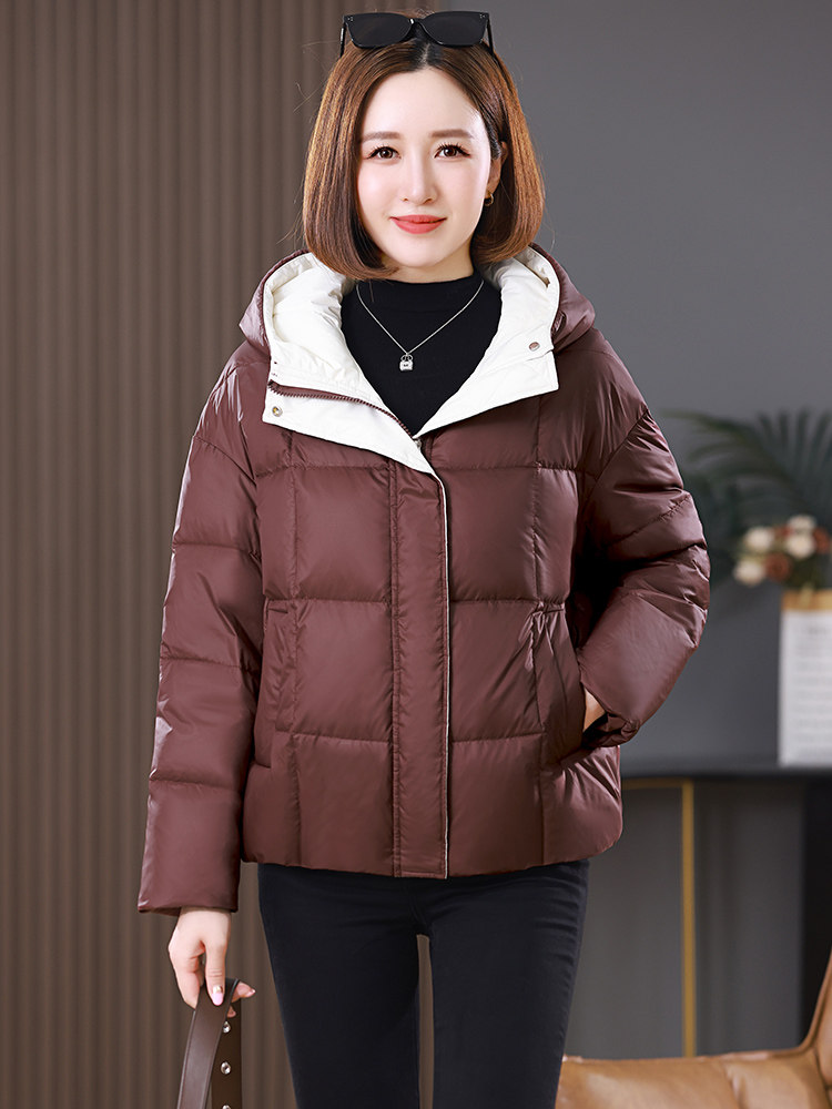 2025年冬季常规保暖简约显瘦羽绒服现货,女装羽绒服,婷思杰（原婷想服饰）