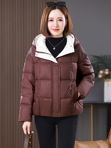 2025年冬季常规保暖简约显瘦羽绒服现货图片