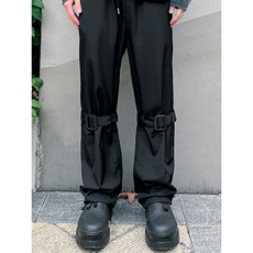 B221美式ins高街暗黑小众休闲拉链冲锋裤登山裤LK23097-P65控88，男装休闲裤，电商B221