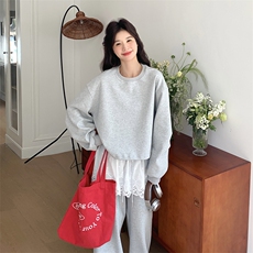 新款现货主推裤子花边屁帘拼接时尚卫衣套装2506-P160-K238，女装套装/套裙，2C129