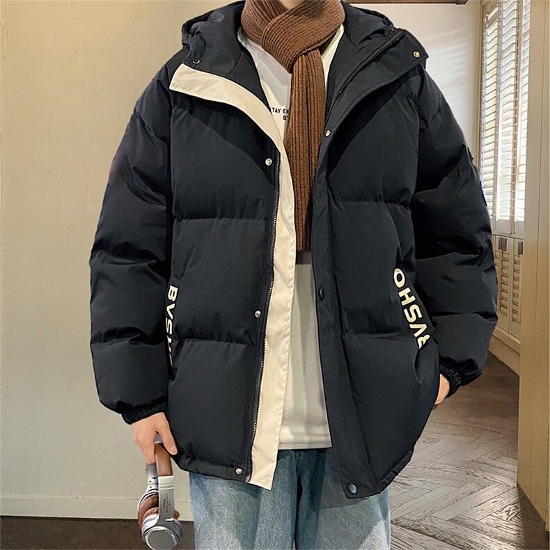 冬季宽松/连帽休闲外套潮加厚棉衣XZ102B-1M2305-P125,男装棉衣,星座102B-1