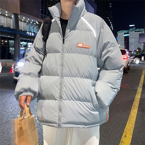 港风夜景 2024冬新款 立领面包服 棉衣外套男 G3001-P95控125图片