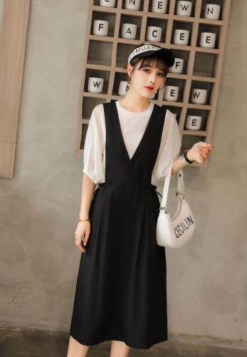 夏季新款背带裙套装，大哦，女装职业装，春信拙源