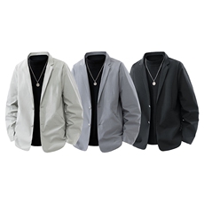 春季新款商务风西装外套男休闲西服男士西服JK02629-P83，男装西服套装，星座308B-2