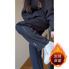 防风防水三合一冲锋裤男款美式加绒加厚防寒保暖滑雪工装裤子秋冬，男装棉衣，星座505-2（原电商A260-1)