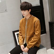 T741/80羊羔毛刺绣小鹿棉衣，男装棉衣，星座1904A