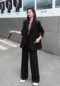 【现货】 春装新款 休闲阔版时尚西装图片