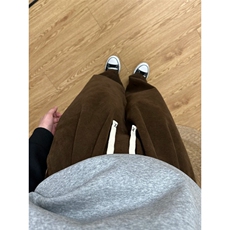 重磅宽松纯棉弯刀阔腿裤1302-7607-P65控108，男装休闲裤，星座1302