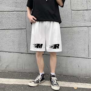 冰丝短裤男士大码宽松休闲五分裤男运动中裤 MK37312-P15图片