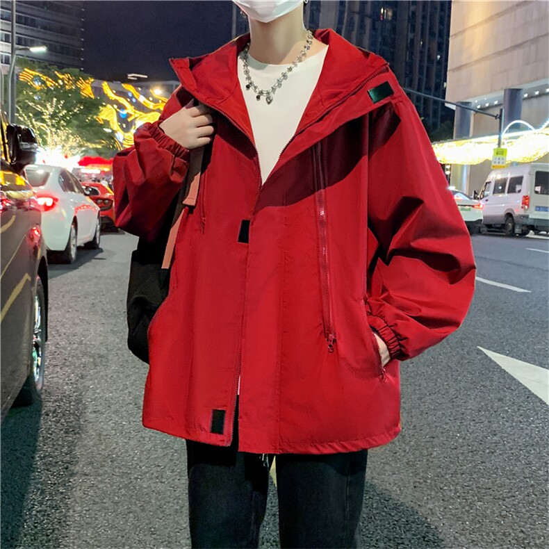 2025秋冬新款机能风连帽冲锋衣男宽松休闲户外夹克外套JK3321-P55,男装夹克,星座1105-2