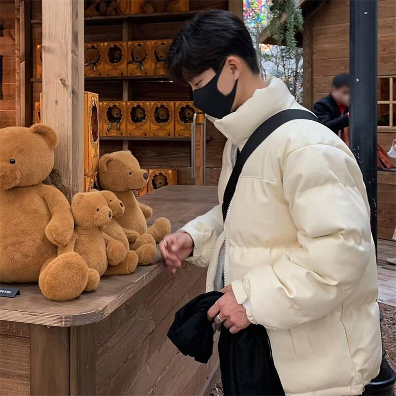 冬新款棉服男式休闲加厚短款皮棉衣立领棉衣外套716A-B155-P138,男装棉衣,星座716A（原星座815-4）