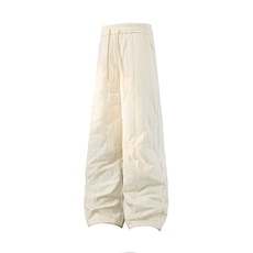 8XL-M加厚夹棉保暖长裤棉麻绗缝竖格休闲裤加棉棉裤K9111P68控88，男装棉衣，电商D206-1