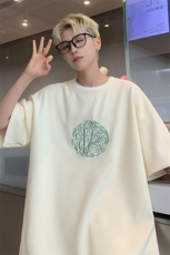 量大优供视频菠萝格套装刺绣短袖男大码M-5XTX27-特P23，男装T恤，电商B325