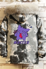 MC49087-P135日系潮棉衣男大码派克服男工装棉服外套棉袄砖墙，男装棉衣，电商A040A