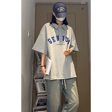 polo衫男潮流印花大码情侣翻领四色短袖T恤T3540-P33【特价】，男装T恤，电商A007