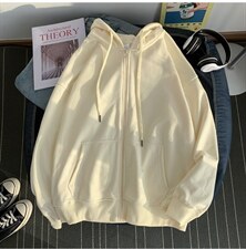 抖音品质开衫卫衣340克50棉纯色宽松连帽216-2-WY81-P41特大货，男装卫衣，星座716-1